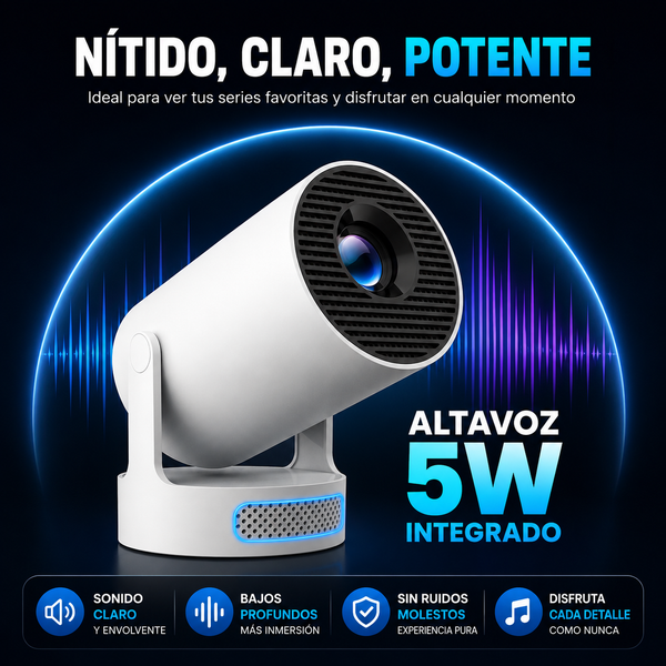 Proyector Portátil 8K Mágico